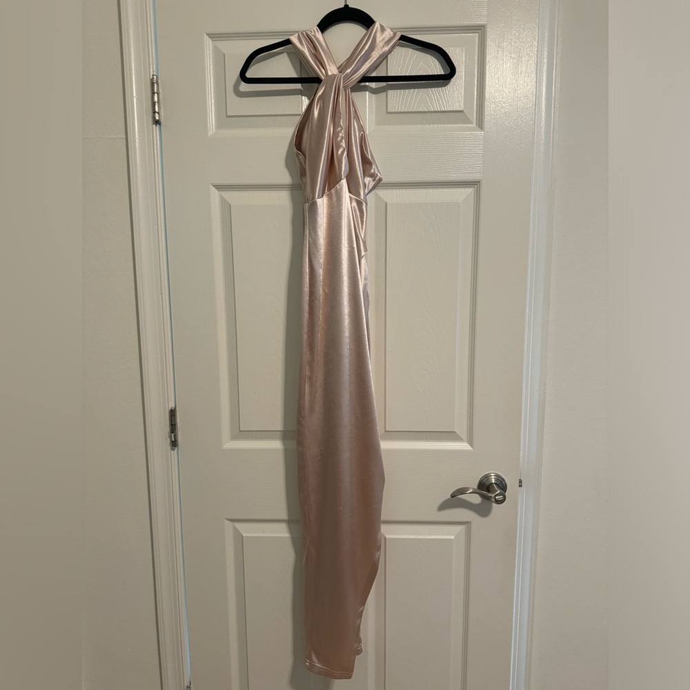 Gold formal dress